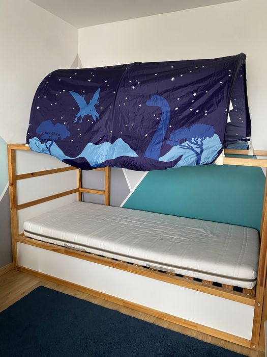 Łóżko Ikea KURA dwustronne