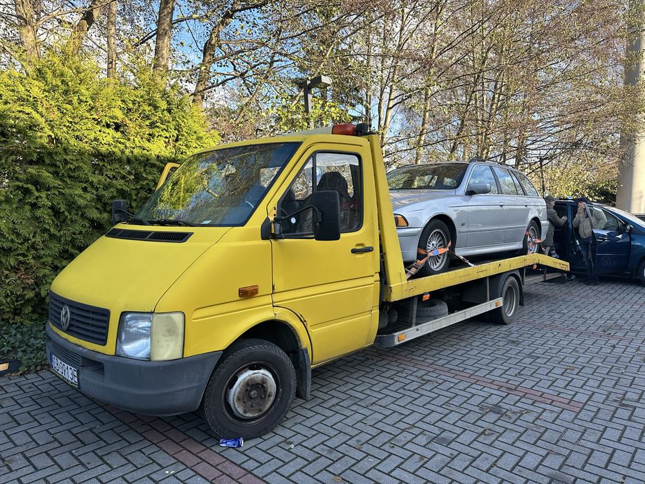 VW LT35 2.5Tdi Blizniak Max Autolaweta Wciagarka Platforma Pneumatyka