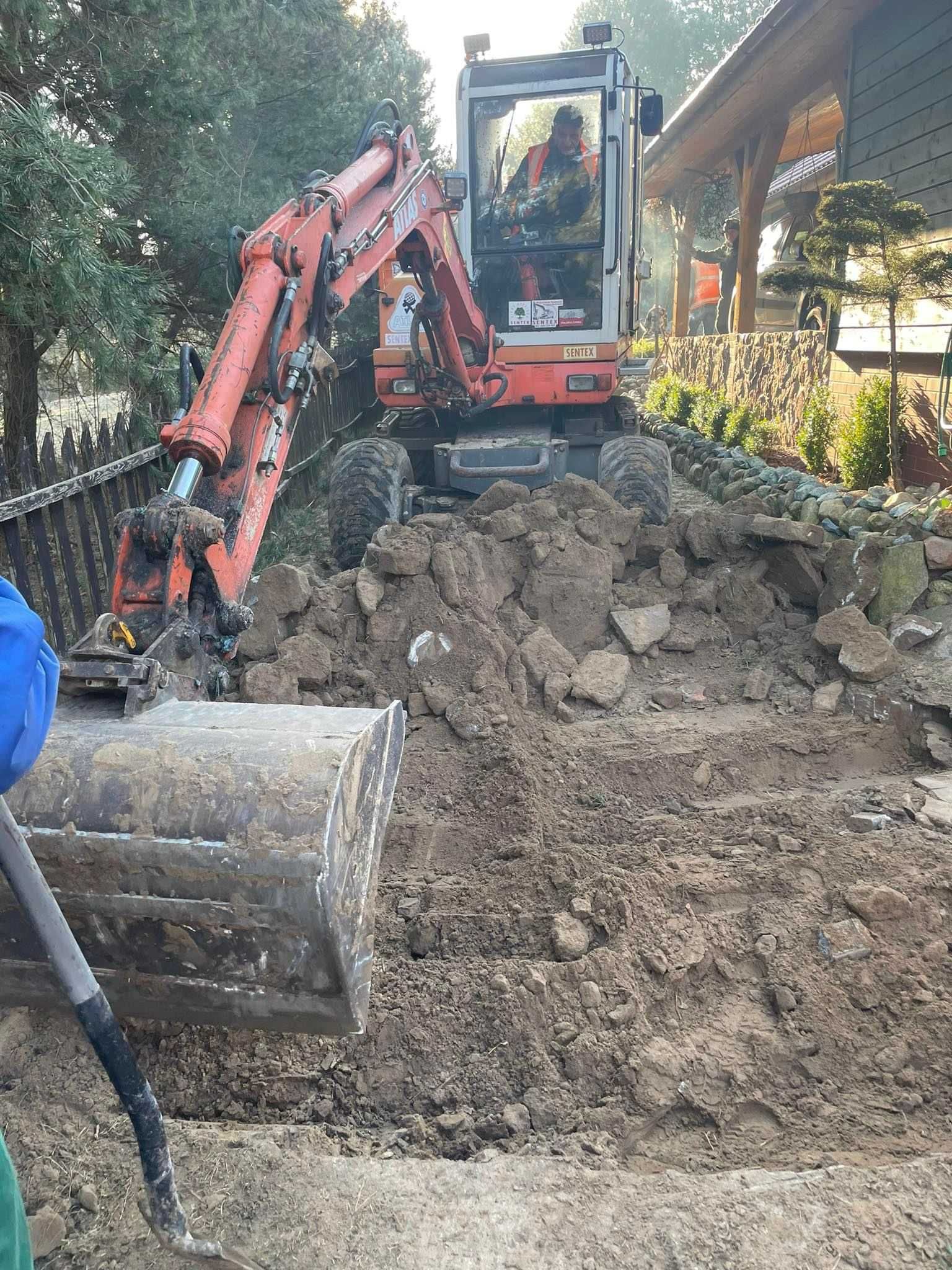wywóz gruzu ziemi Olsztyn transport odpadów budowlanych sprzątanie