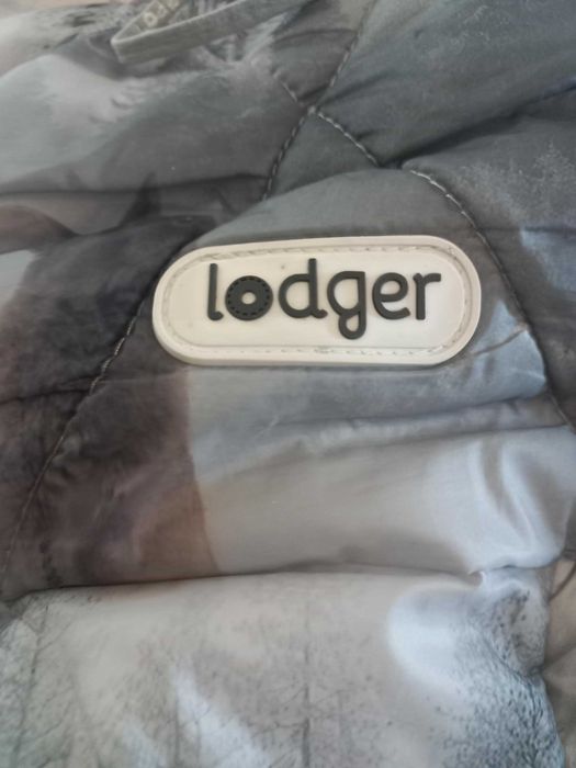 Lodger, Śpiworek Bunker Scandinavian Print Sage Botanimal - jak NOWY