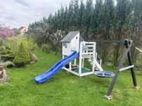 Domek ogrodowy  plac  zabaw nowoczesny