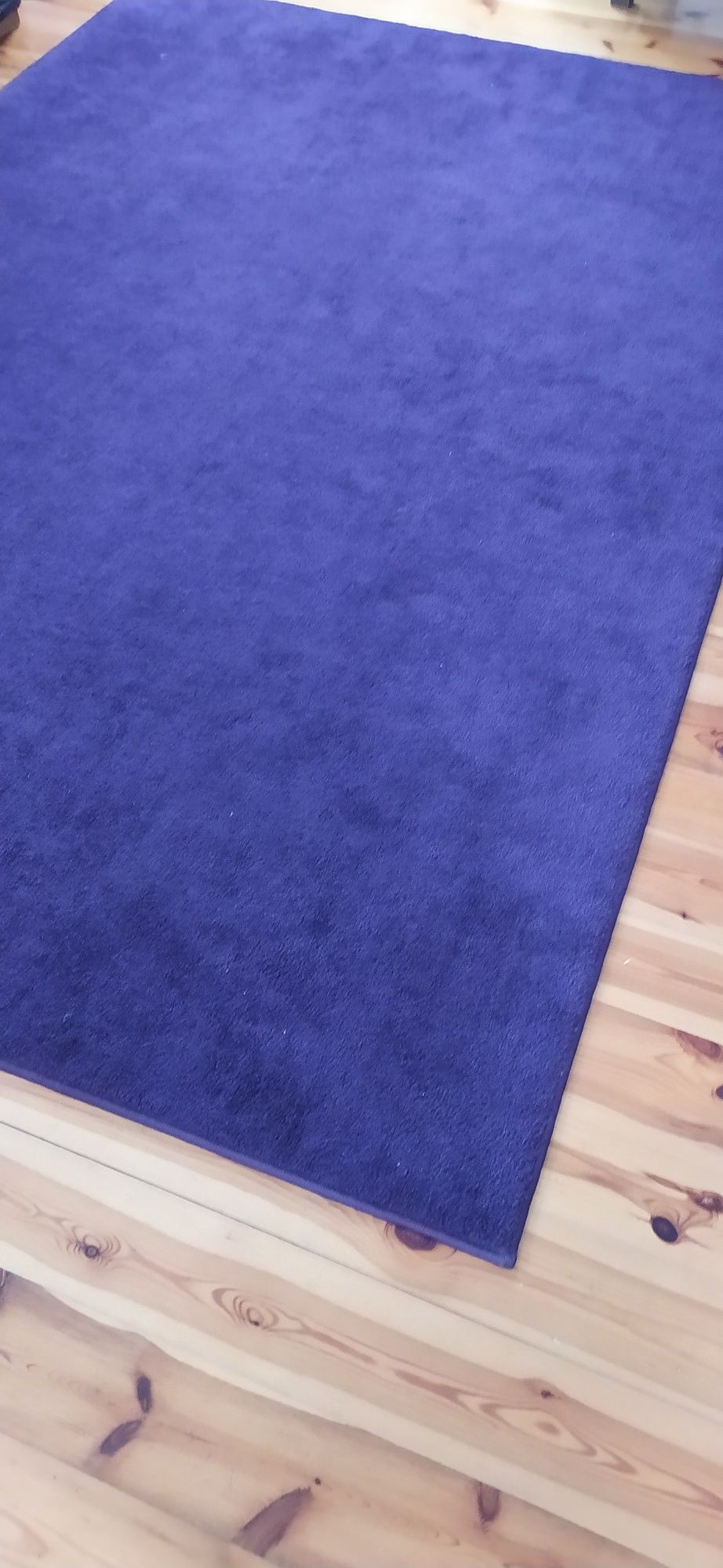 Duży dywan ciemny fiolet 190 x 280 cm
