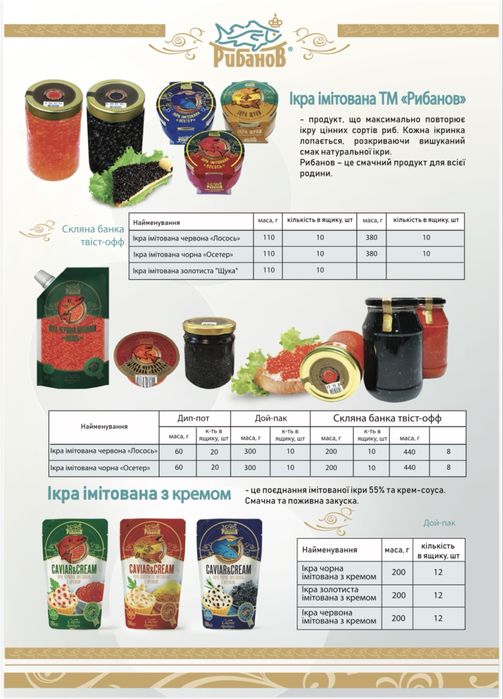 Икра красная лососевая (имитация) "Рыбанов" 440 грамм (Стекло+крышка)