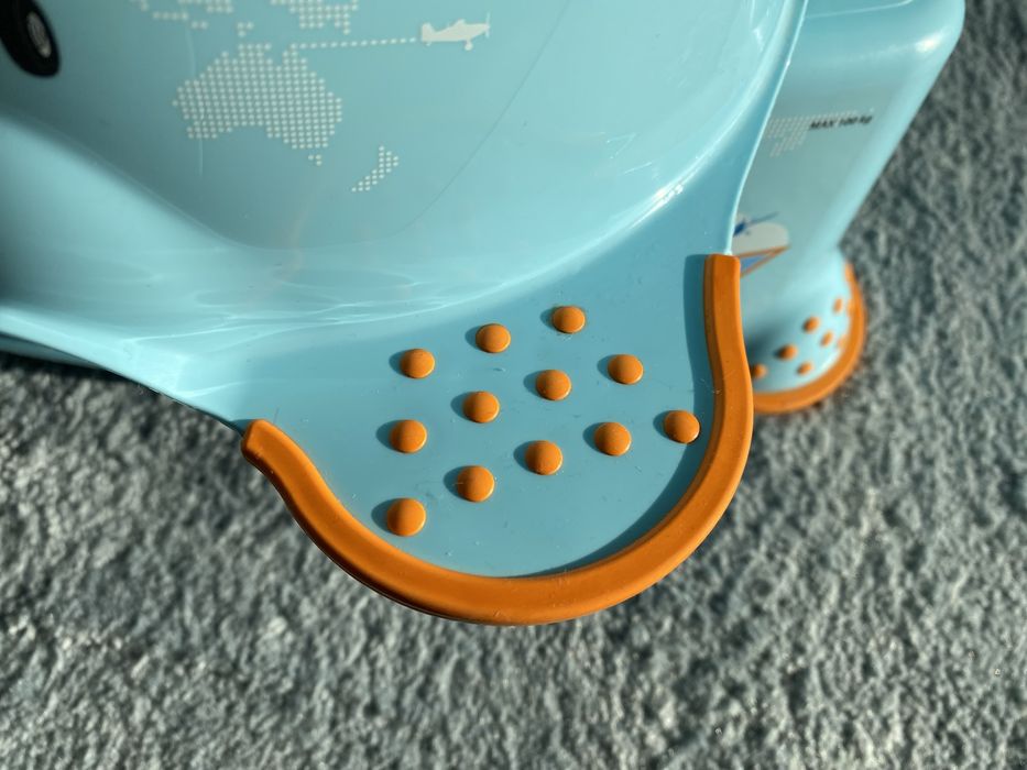 Disney Dusty Zestaw: nocnik, schodek, podkładka Niebieski Stan bdb