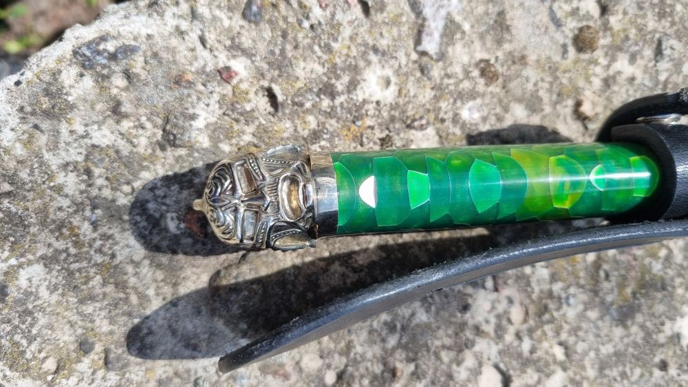 Коллекційний  ящур воїн ніж дамаск