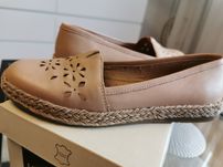 Baleriny Lasocki, skóra, beż rozm.37 nowe