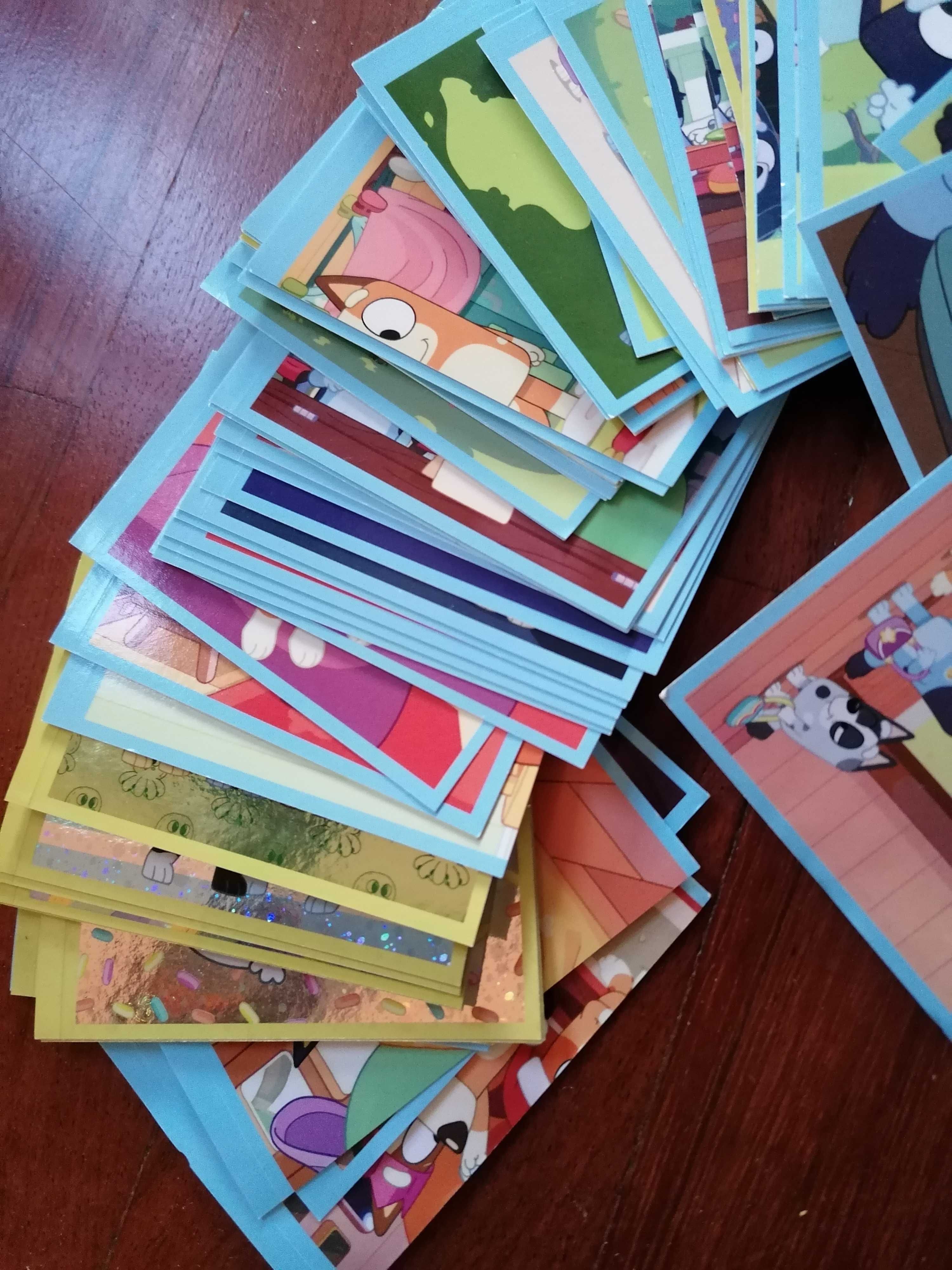 Cromos da Caderneta da Bluey 2024