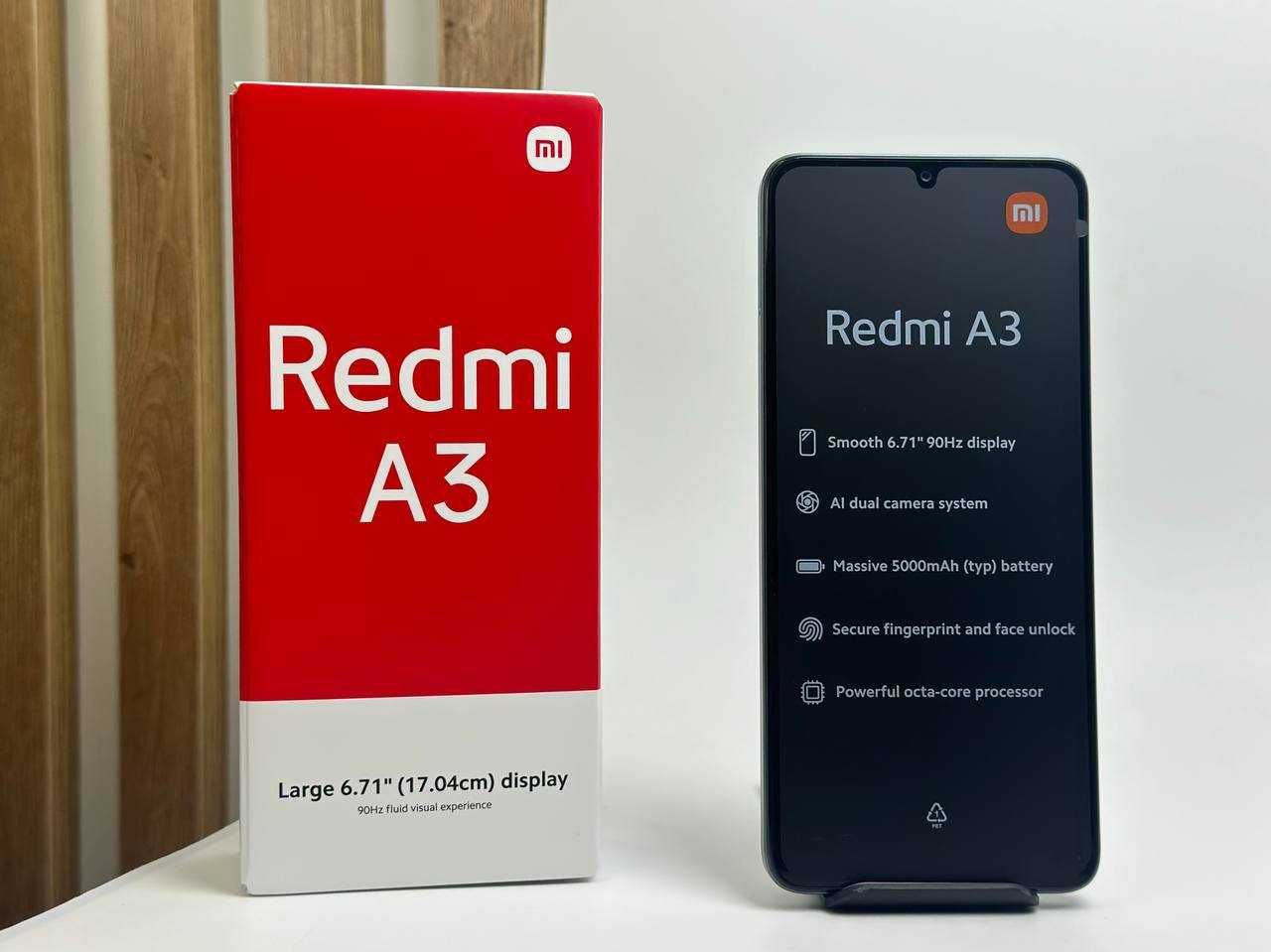 Телефон Xiaomi Redmi A3 3/64GB Forest Green Новинка Купити Смартфон