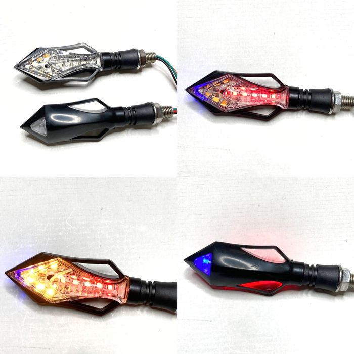 Поворот ДХО габарит мотоцикл скутер мопед самокат ЛЕД мото поворотник