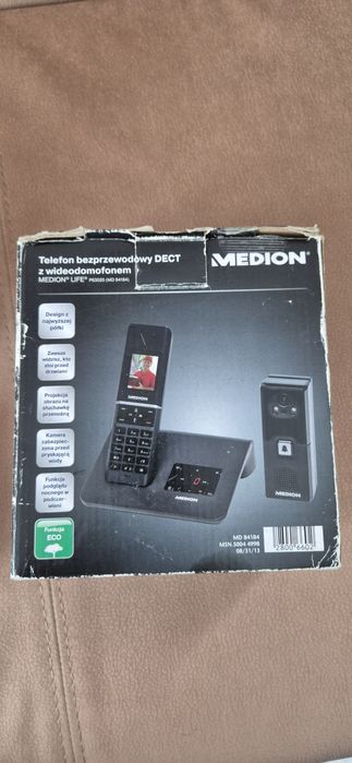 Telefon bezprzewodowy DECT z wideodomofonem