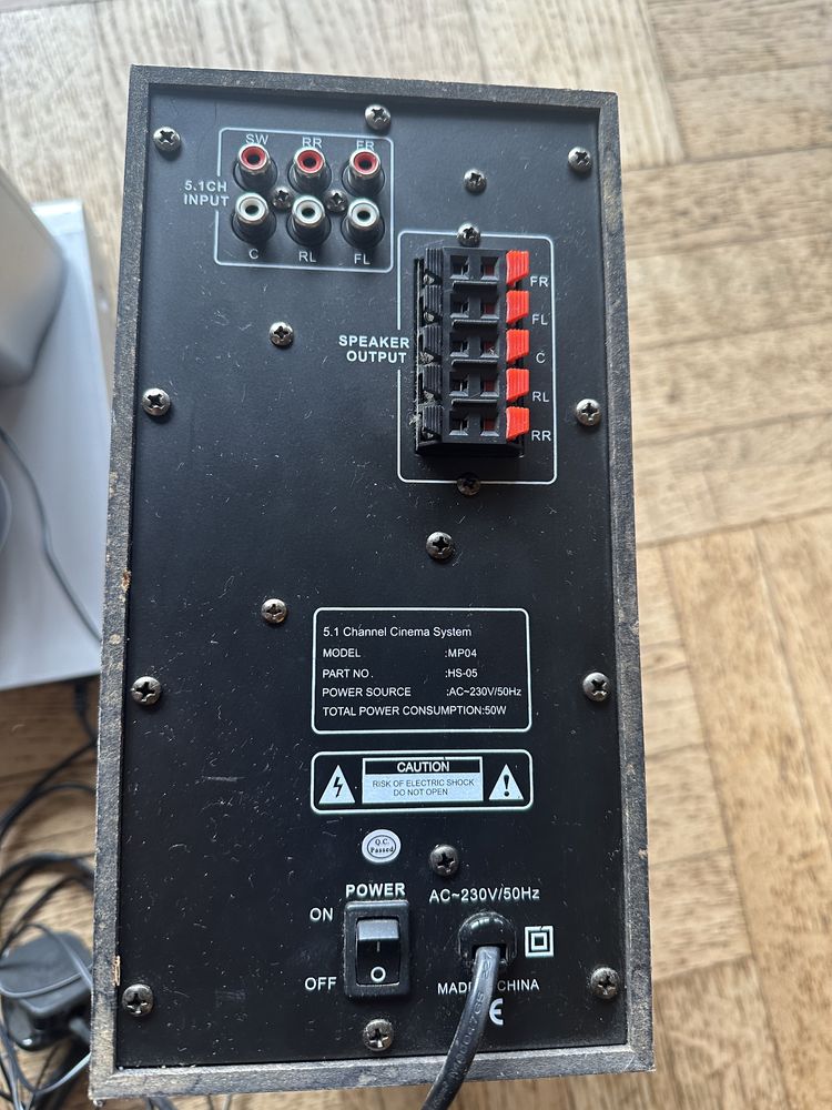 Zestaw kina domowego dvd starlogic MP04