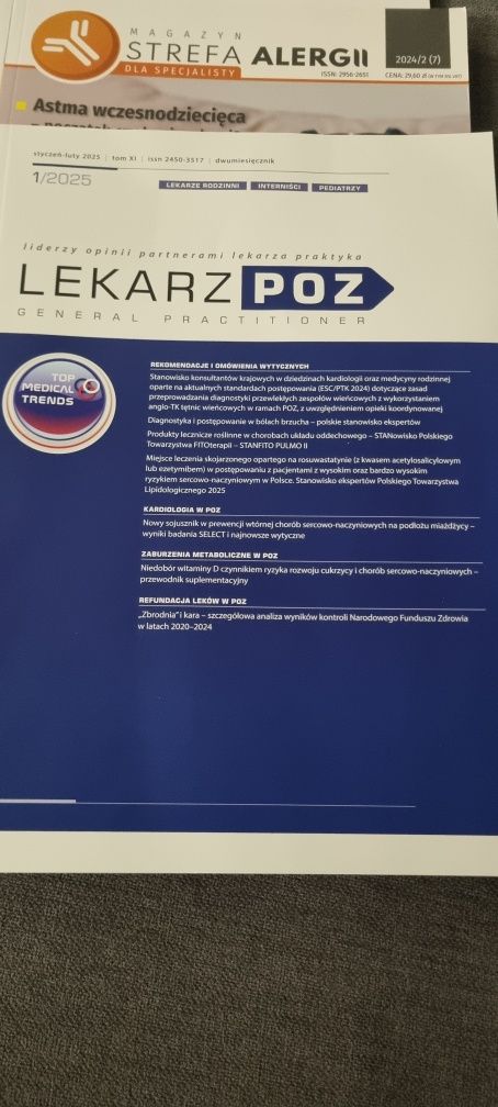 Czasopisma/gazety medyczne dla lekarzy