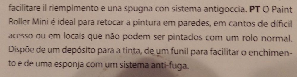 Paint Roller Mini Novo/Selado (AK)
