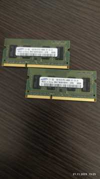 Планки DDR3 2 по 1GB б/у продаю парою.