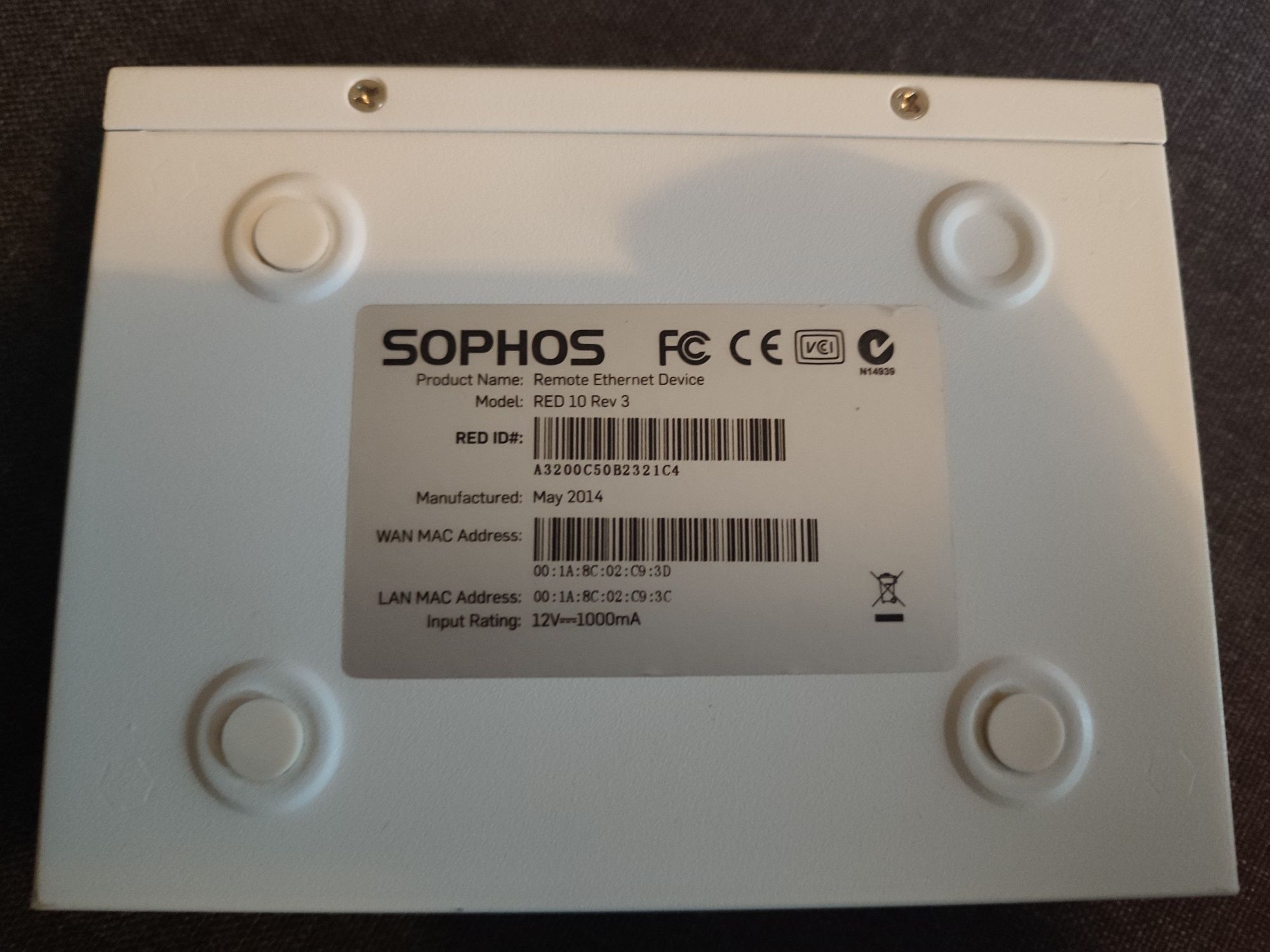 Firewall Sophos RED 10 Rev 3
