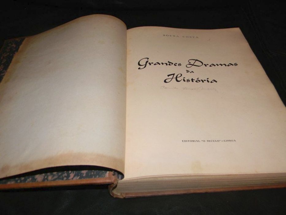 Grandes Dramas da História, de Sousa Costa. Editorial "O Século"[1941]