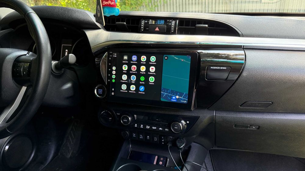 Radio Toyota Hilux Android CarPlay/AA Qled 4G LTE Montaż Gwarancja
