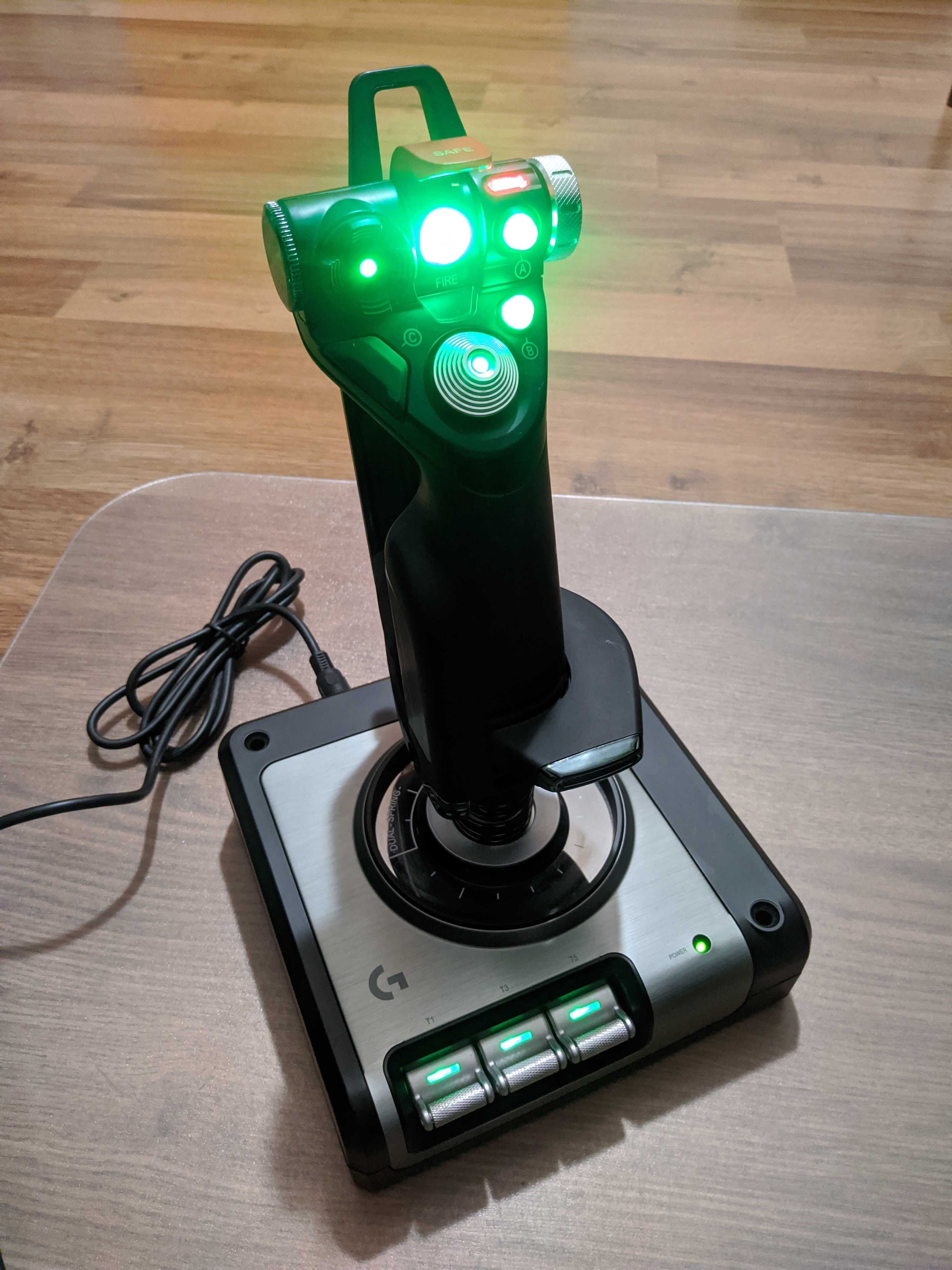 Joystick Logitech Saitek x52 Pro - Stan Jak Nowy