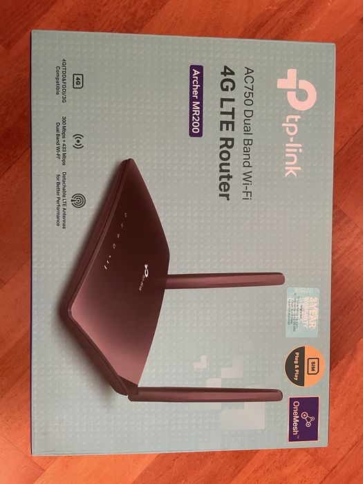 Router TP-Link Archer MR200 AC750 Dual Band Wi-Fi 4G LTE