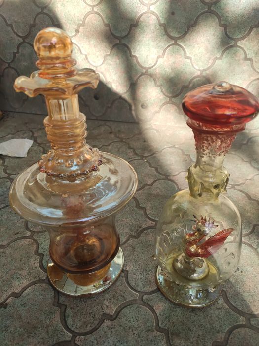 Продам стекляные ёмкости с фигурками