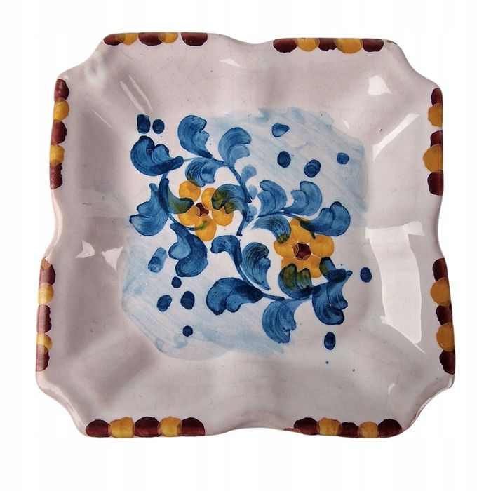 Dely Caltagirone Malowane ręcznie Włochy POPIELNICZKA