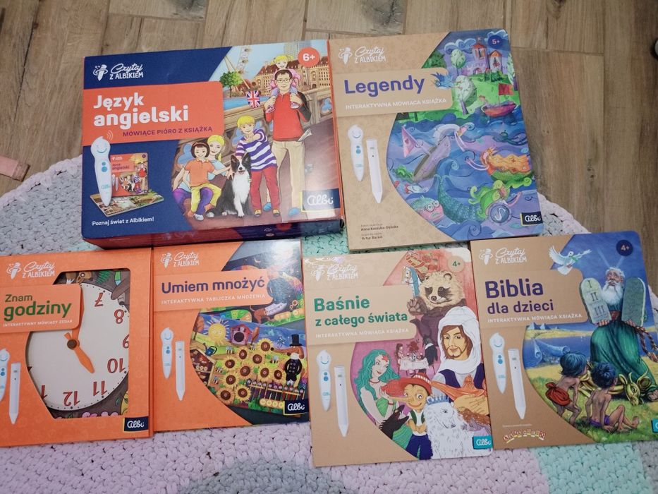 Czytaj z Albikiem mówiące pióro język angielski biblia baśnie legendy