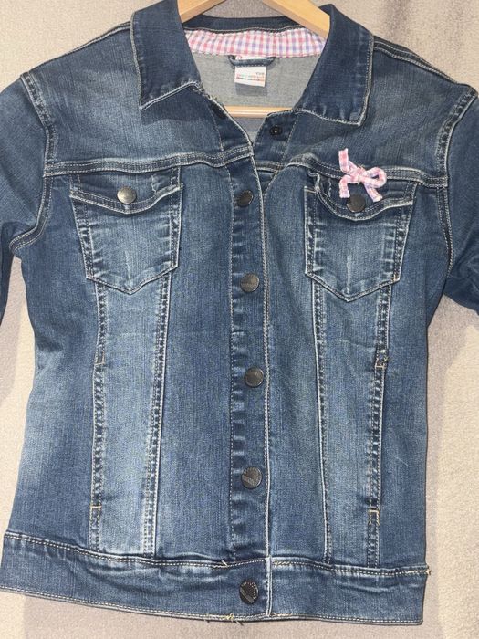 Kurtka 158cm jeansowa jeans dzinsowa dżinsowa