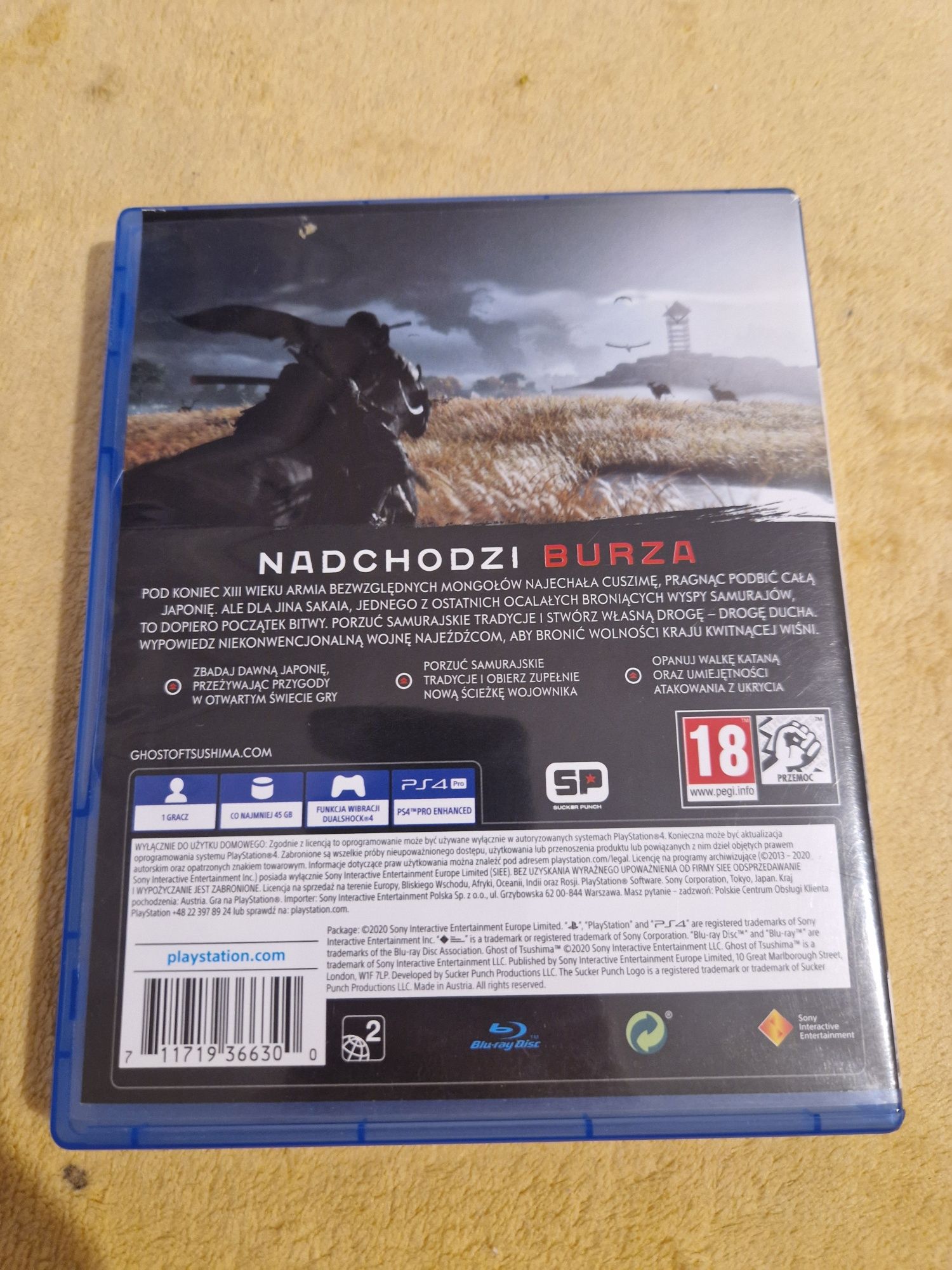Ghost of Tsushima na Ps4 Ps5