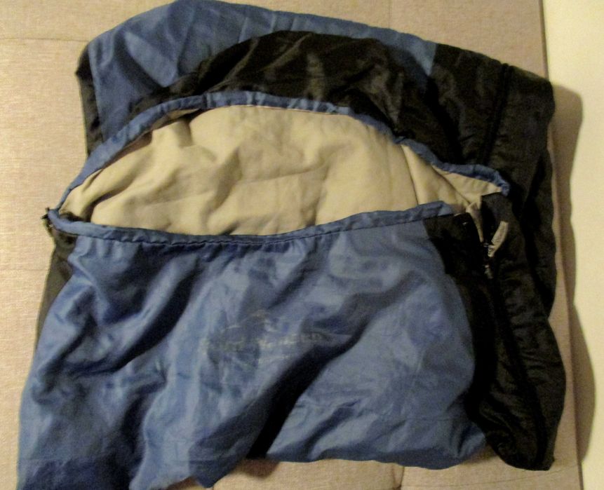 bardzo cienki lekki śpiwór, dla dorosłych fjord nansen + pokrowiec