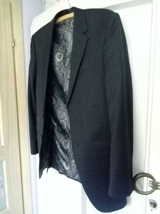 100% wełny marynarka męska Marks and Spencer garnitur walmark 91 cm