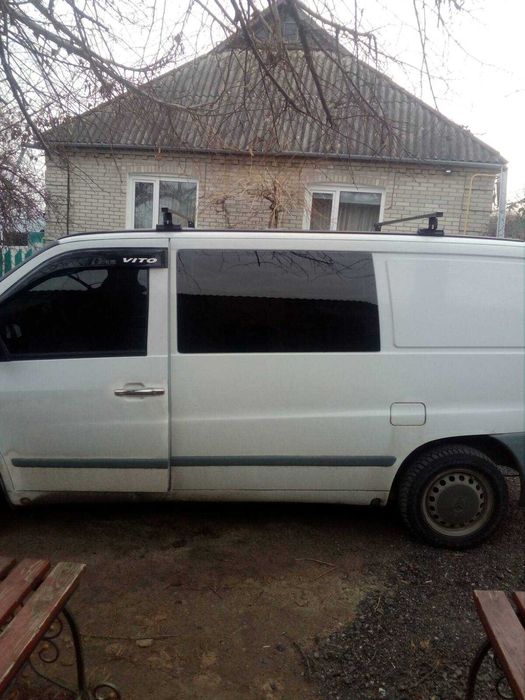 Нові Сталеві Попе-речки на дах Мercedes Vito (W638)