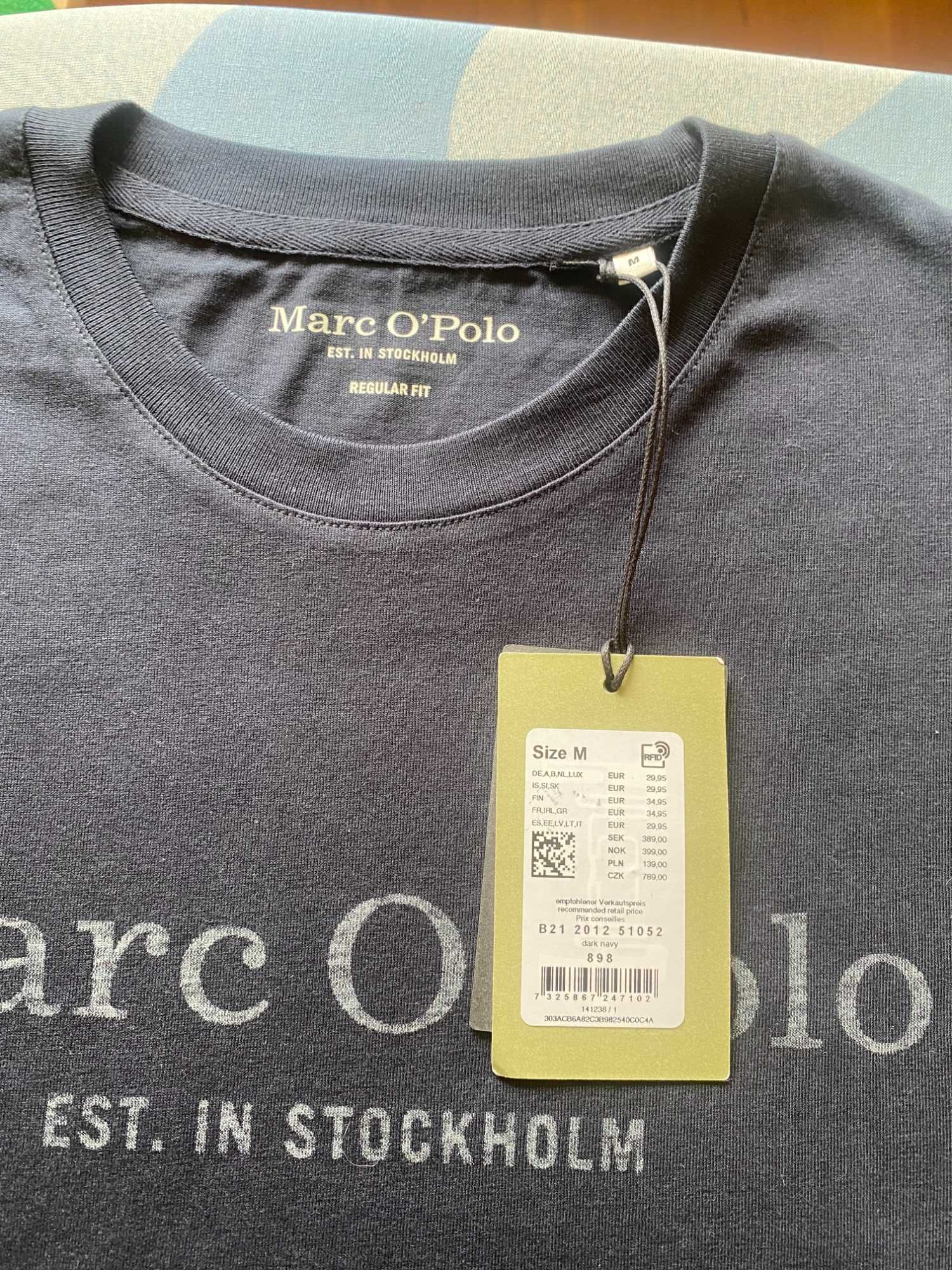Nowa ciemnogranatowa koszulka Marc O'Polo M
