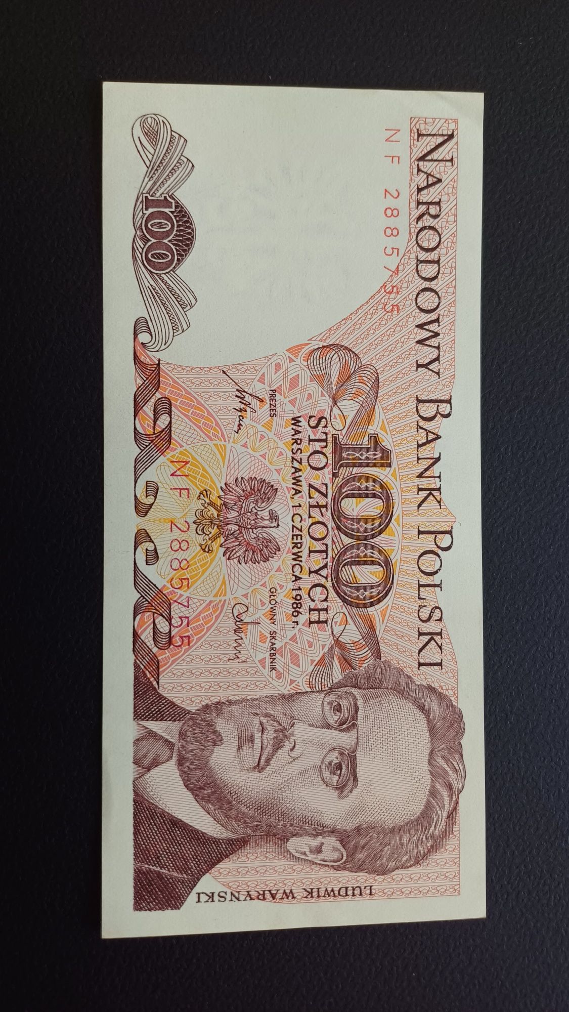 Banknot 100 zł PRL