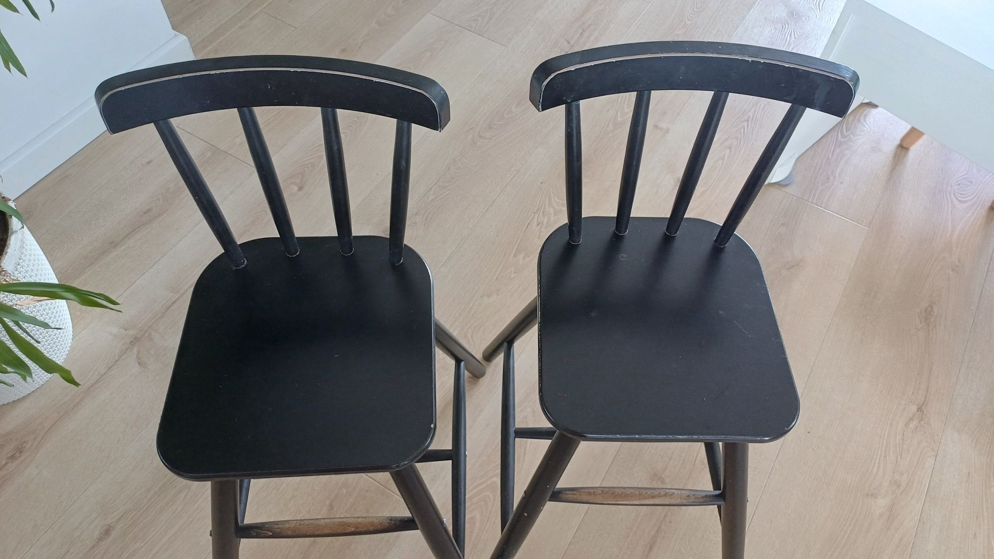 2 x krzesło Ikea Agam czarne