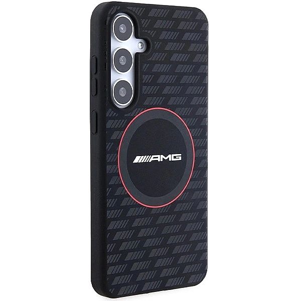 Etui AMG Silicone Carbon Pattern MagSafe na Samsung Galaxy S24+ - czar
