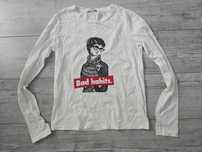 Longsleeve Stradivarius 36 S retro vintage nerd