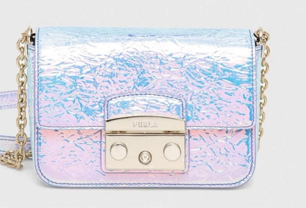 Torebka Furla metropolis mini iridescent holo