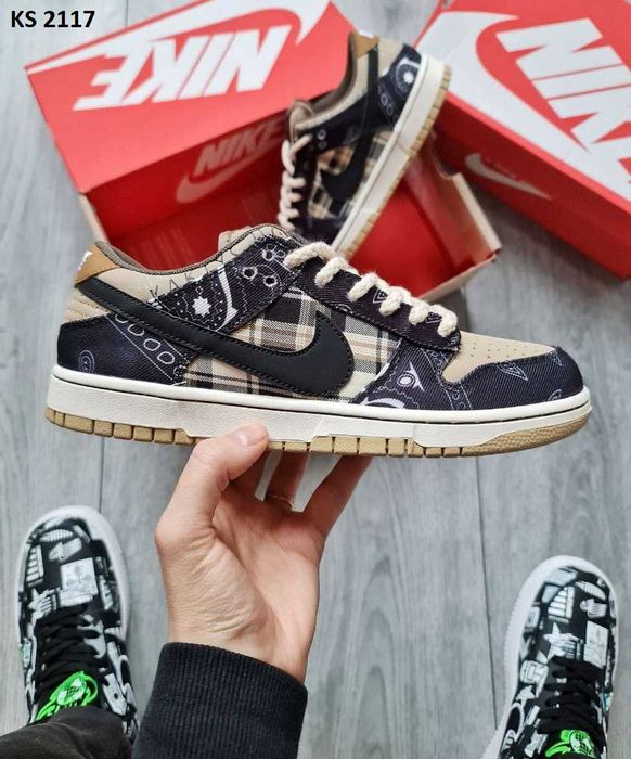 Кросівки Nike SB Dunk Low Travis Scott Cactus Jack. Арт: KS 2117