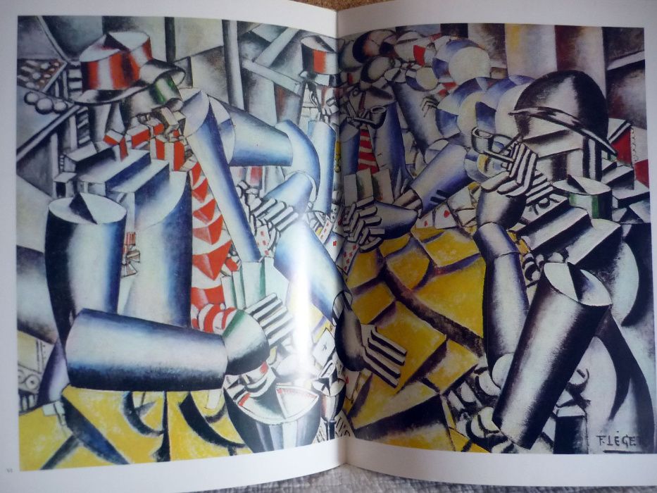 Revista Génios da Pintura LÉGER com posters para quadros