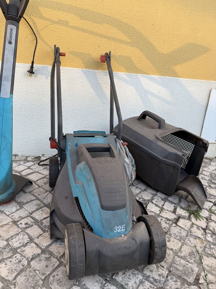 Pack Gardena Jardim Corta Relva Apara Relva Cesto maquina