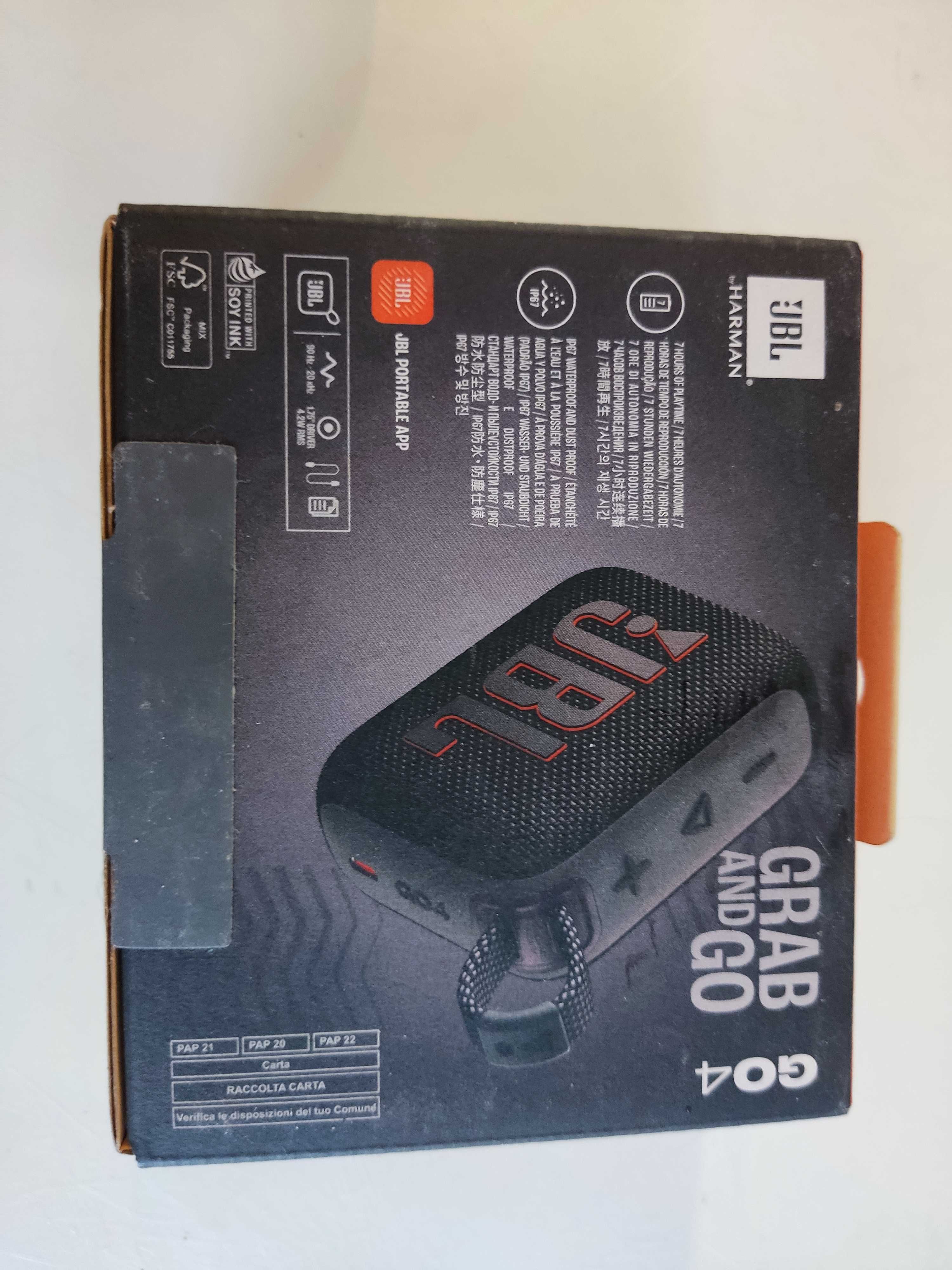 Głośnik JBL GO4 Czarny