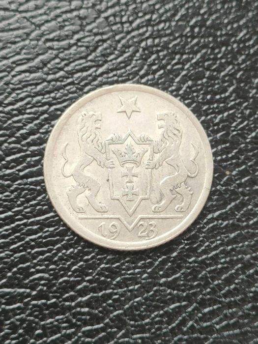 Gulden 1923 1/2 guldena 1923 i 1932 Wolne Miasto Gdańsk