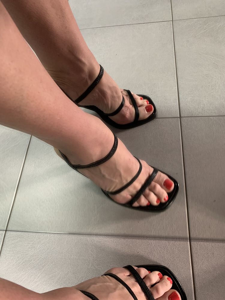 Sexy sandaly sandalki na wysokim obcasie czarne 38