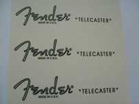 Gitara Fender Telecaster Logo Naklejka