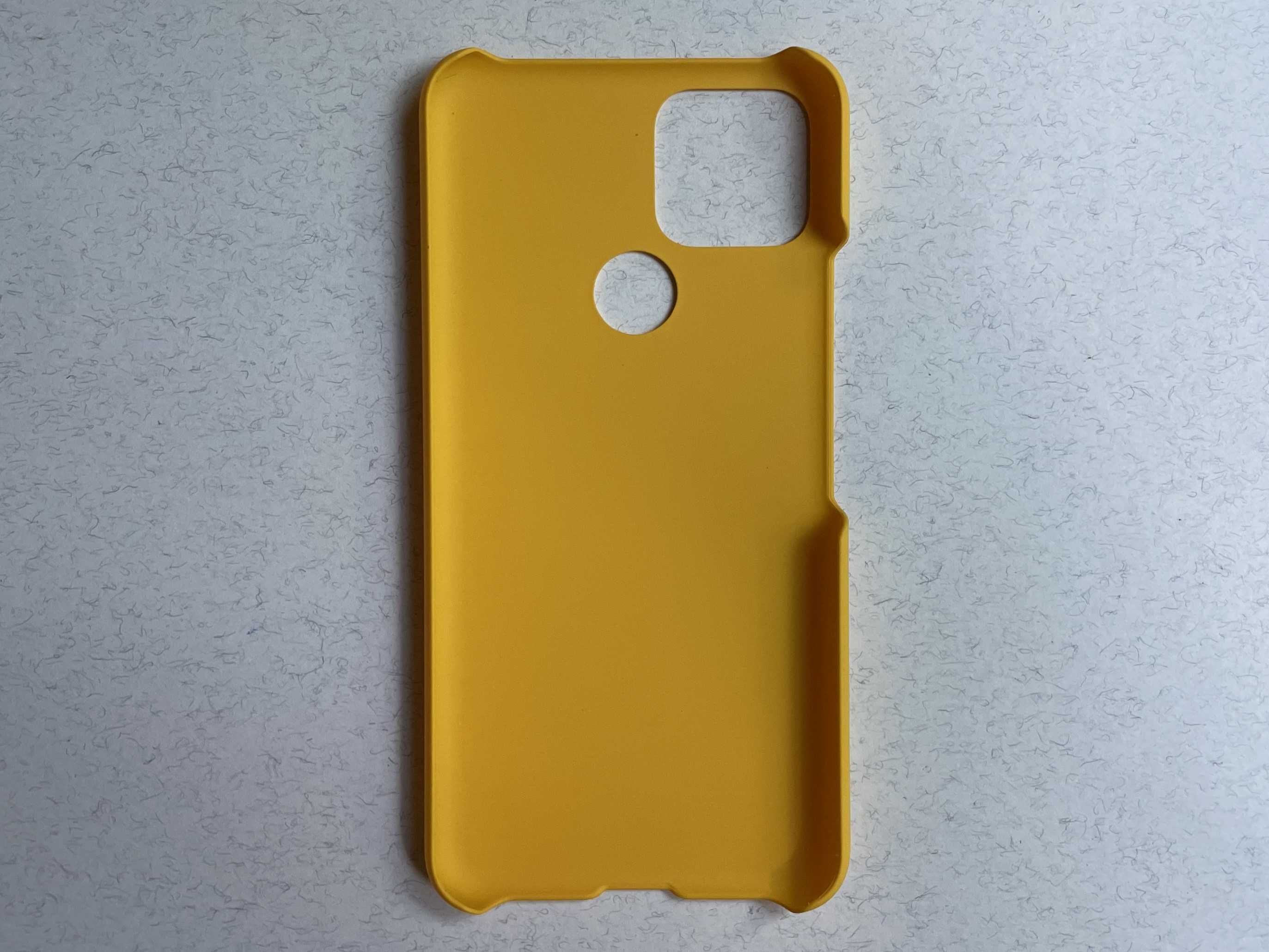 Google Pixel 5 чохол жовтий матовий пластик тонкий 5a 6 6a 7 7a чехол