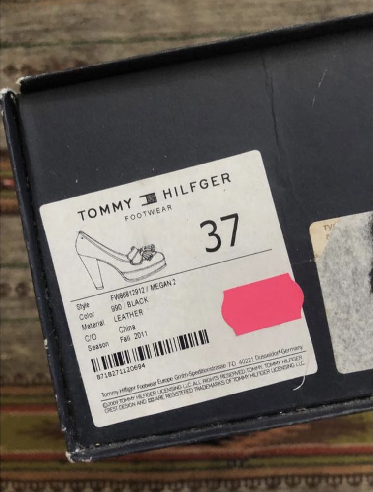 Туфлі Tommy Hilfiger