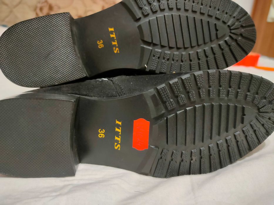 Чоботи жіночі зимові високі ITTS 36 р. такі як замш Нові LV1024