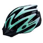 Kask Rowerowy Z Daszkiem Nexelo Straight Shiny Turkusowo-Biały L