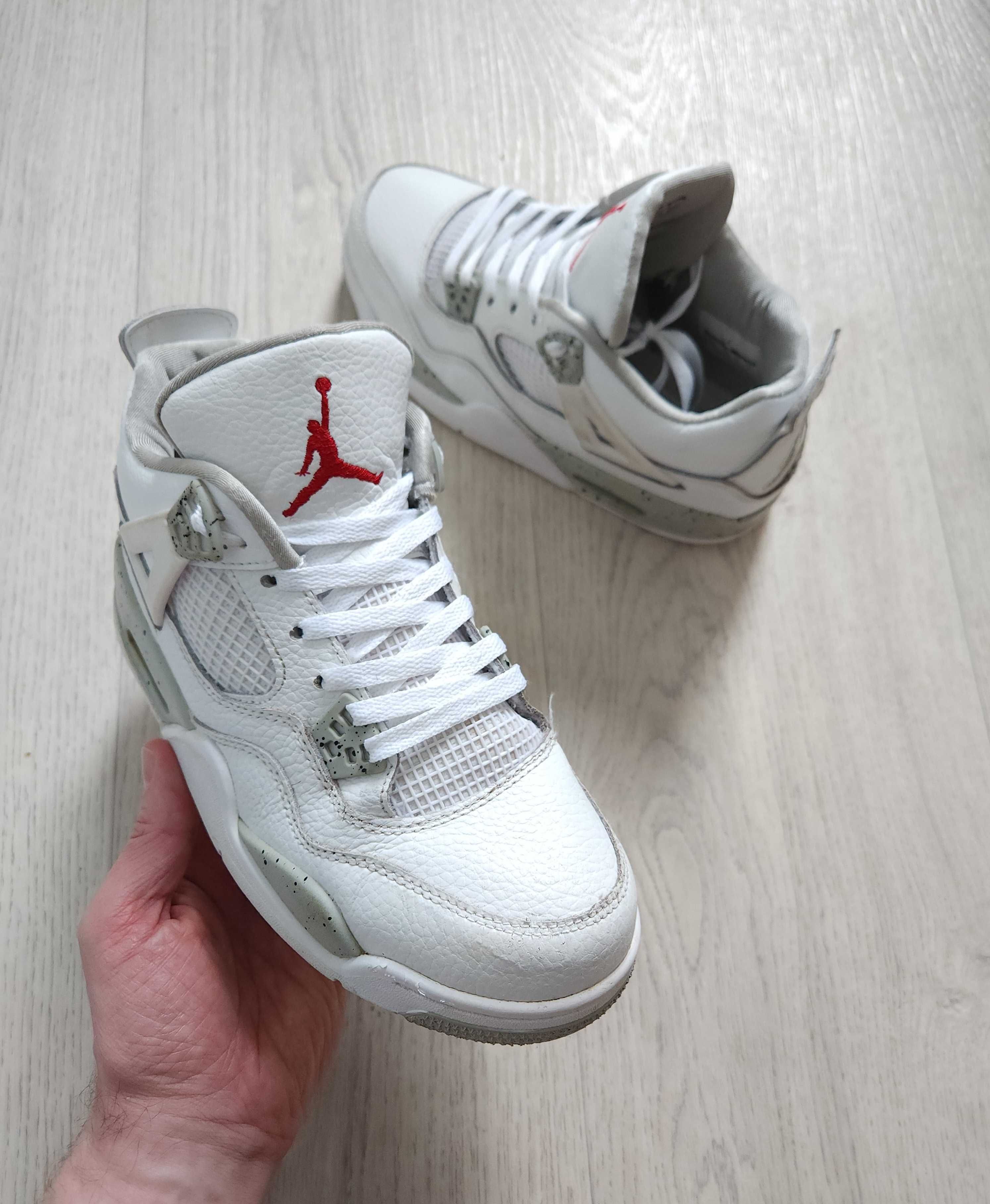 Nike Air Jordan 4 Retro White Oreo кроссовки 38