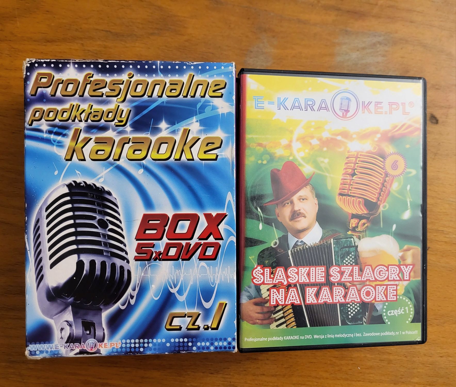 Profesjonalne podklady karaoke 10 płyt DVD